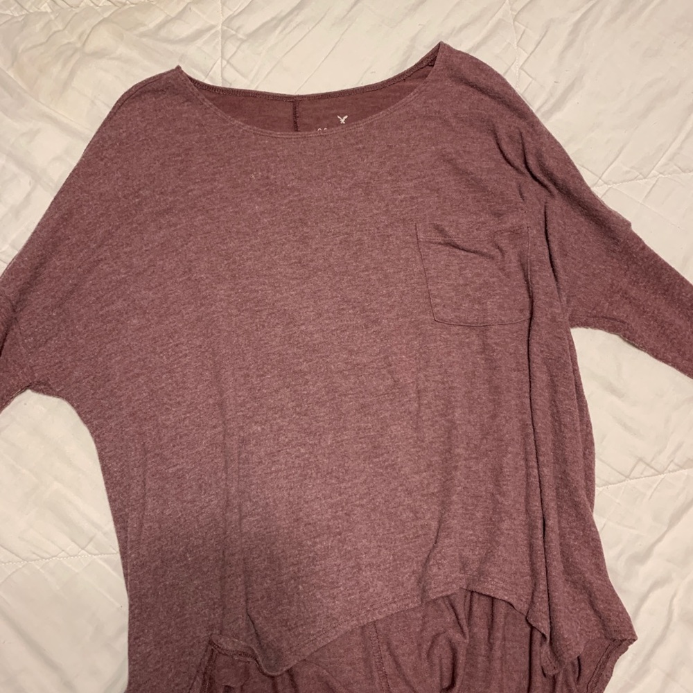 American Eagle red cardigan